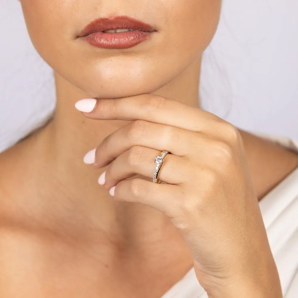 18ct Yellow Gold 1/2 Carat Diamond Claw Solitaire Ring Shiels
