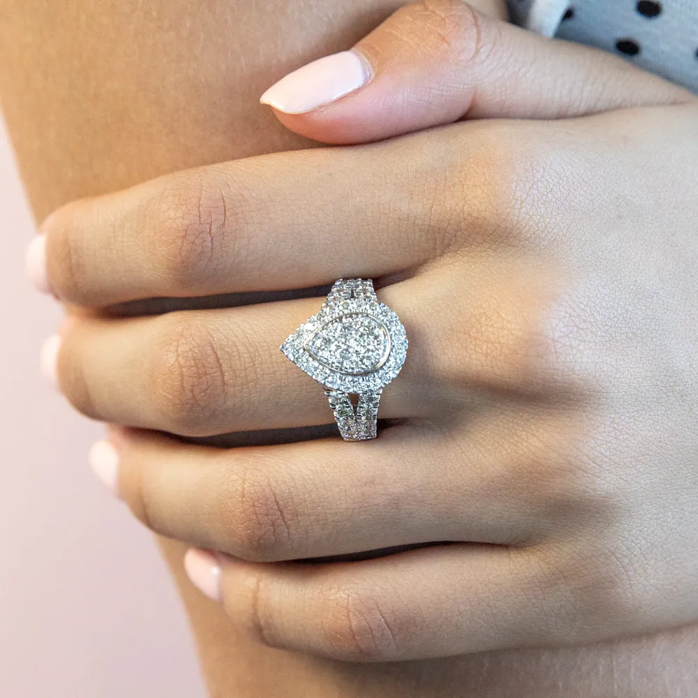 9ct Yellow Gold 2 Carat Diamond Ring with Brilliant Cut Diamonds Shiels