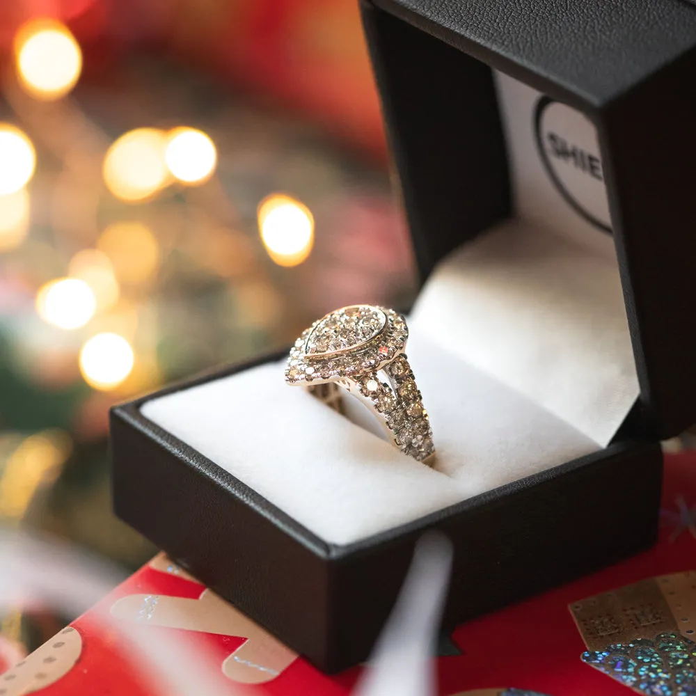 9ct Yellow Gold 2 Carat Diamond Ring with Brilliant Cut Diamonds Shiels