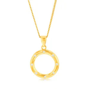 9ct Yellow Gold Circle Of Life Pendant Shiels