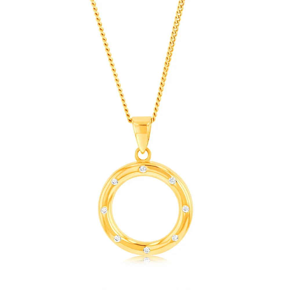 9ct Yellow Gold Circle Of Life Pendant Shiels