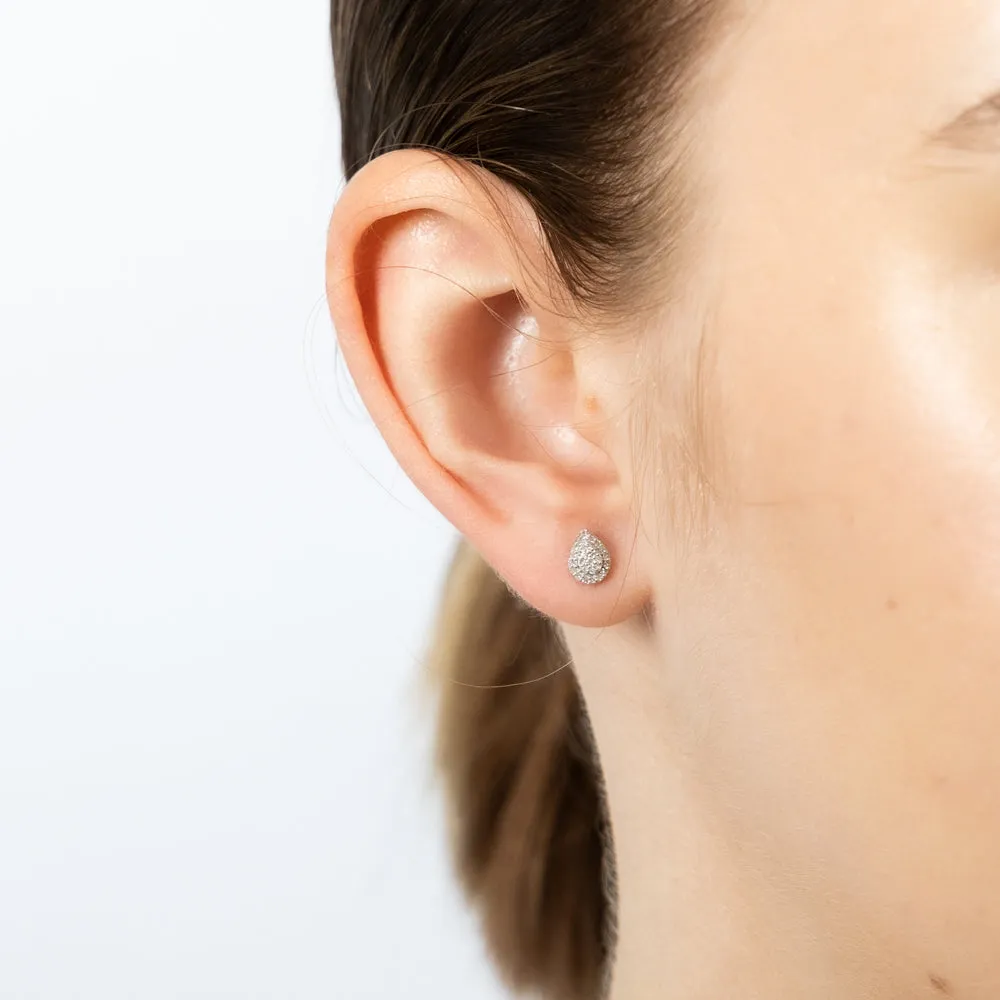 9ct Yellow Gold Diamond Stud Earrings Shiels