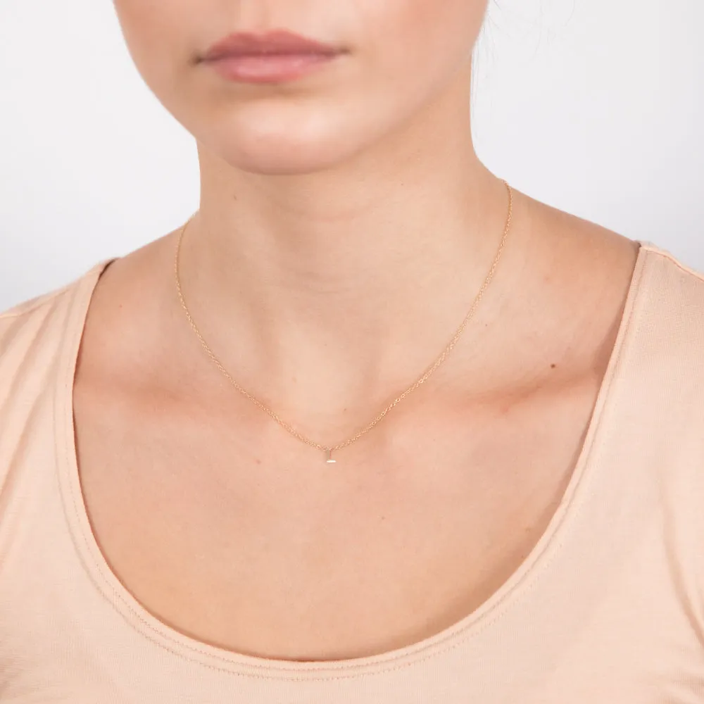 9ct Yellow Gold Initial "L" Pendant On Chain Shiels