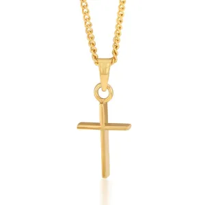 9ct Yellow Gold Silverfilled Cross Pendant Shiels