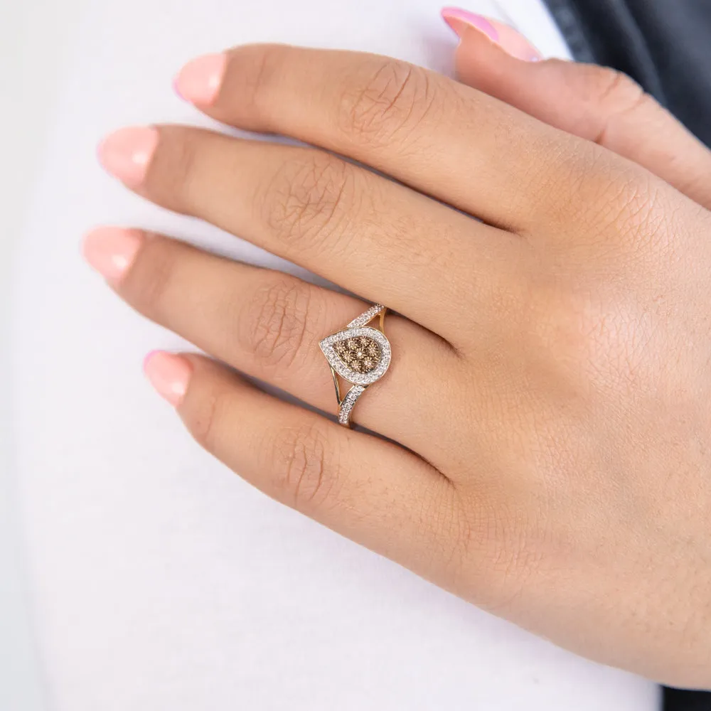 9ct Yellow Gold Western Australian Diamond Ring Shiels