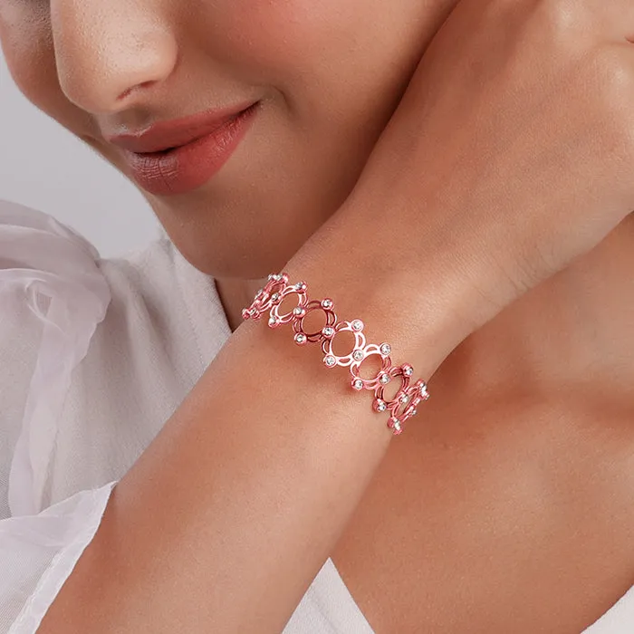 Anushka Sharma Rose Gold Supple Bracelet Giva