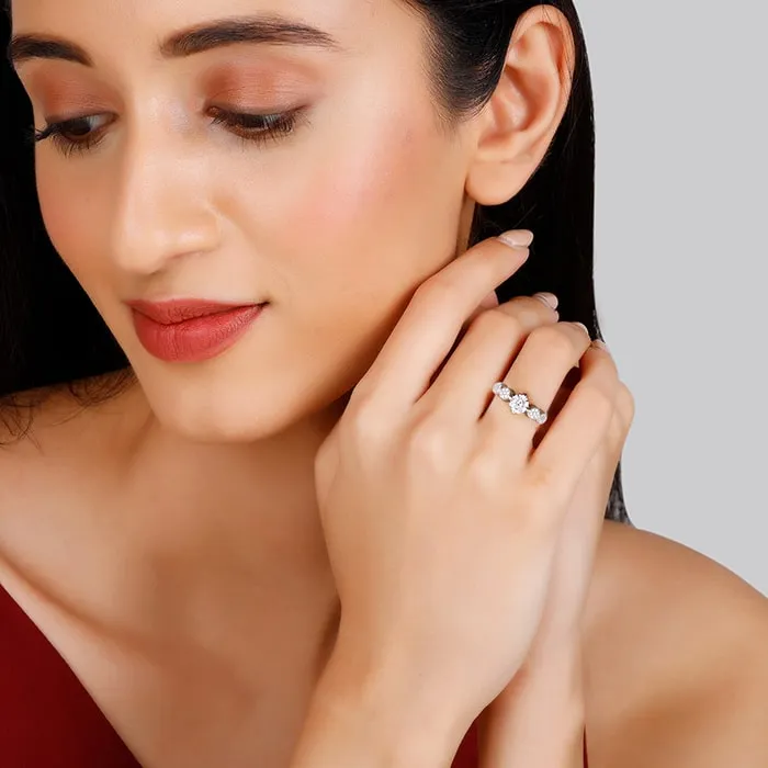 Anushka Sharma Silver Attracted To You Ring Giva