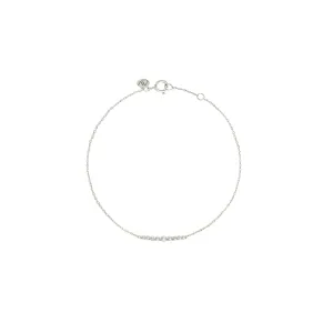 Bright Lights 18K White Gold Bracelet w. Diamonds