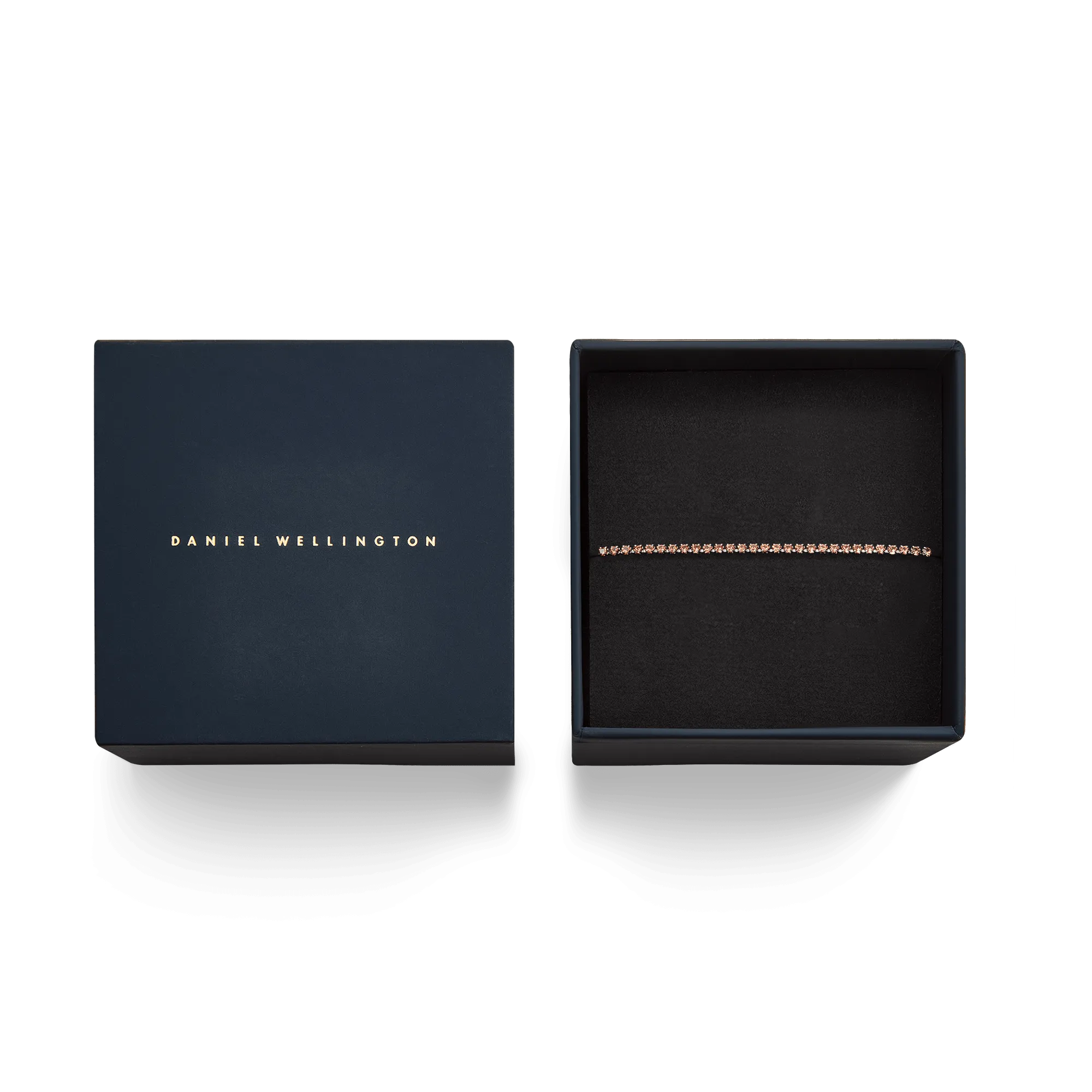 Classic Tennis Bracelet Apricot Silver Daniel Wellington
