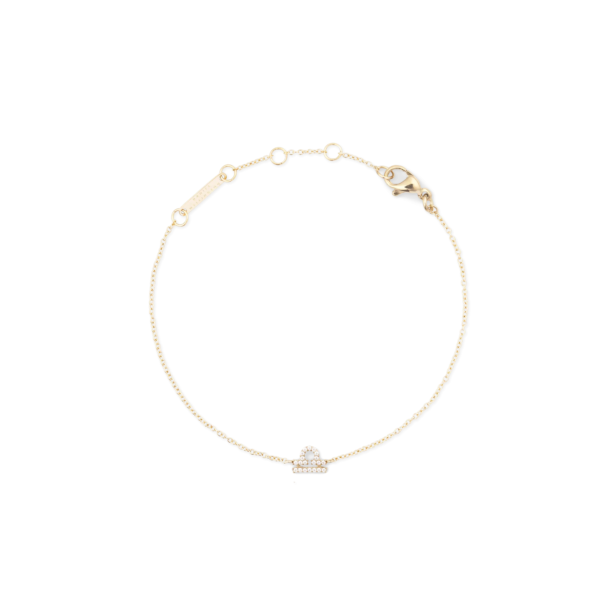 Crystal Zodiac Chain Bracelet Gold Daniel Wellington
