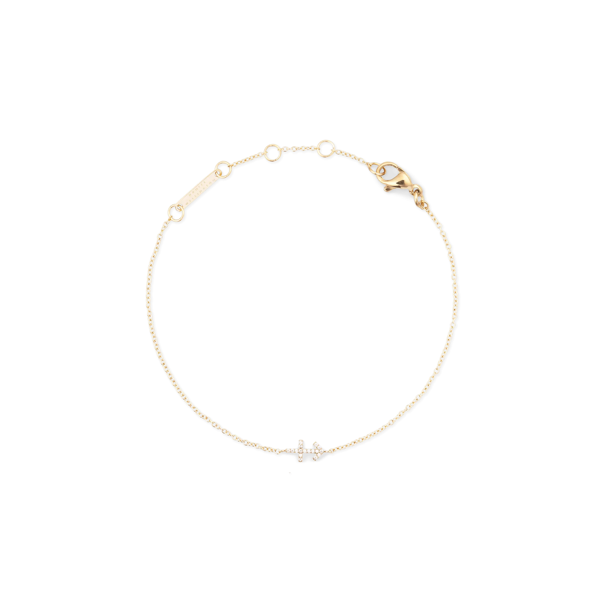 Crystal Zodiac Chain Bracelet Gold Daniel Wellington