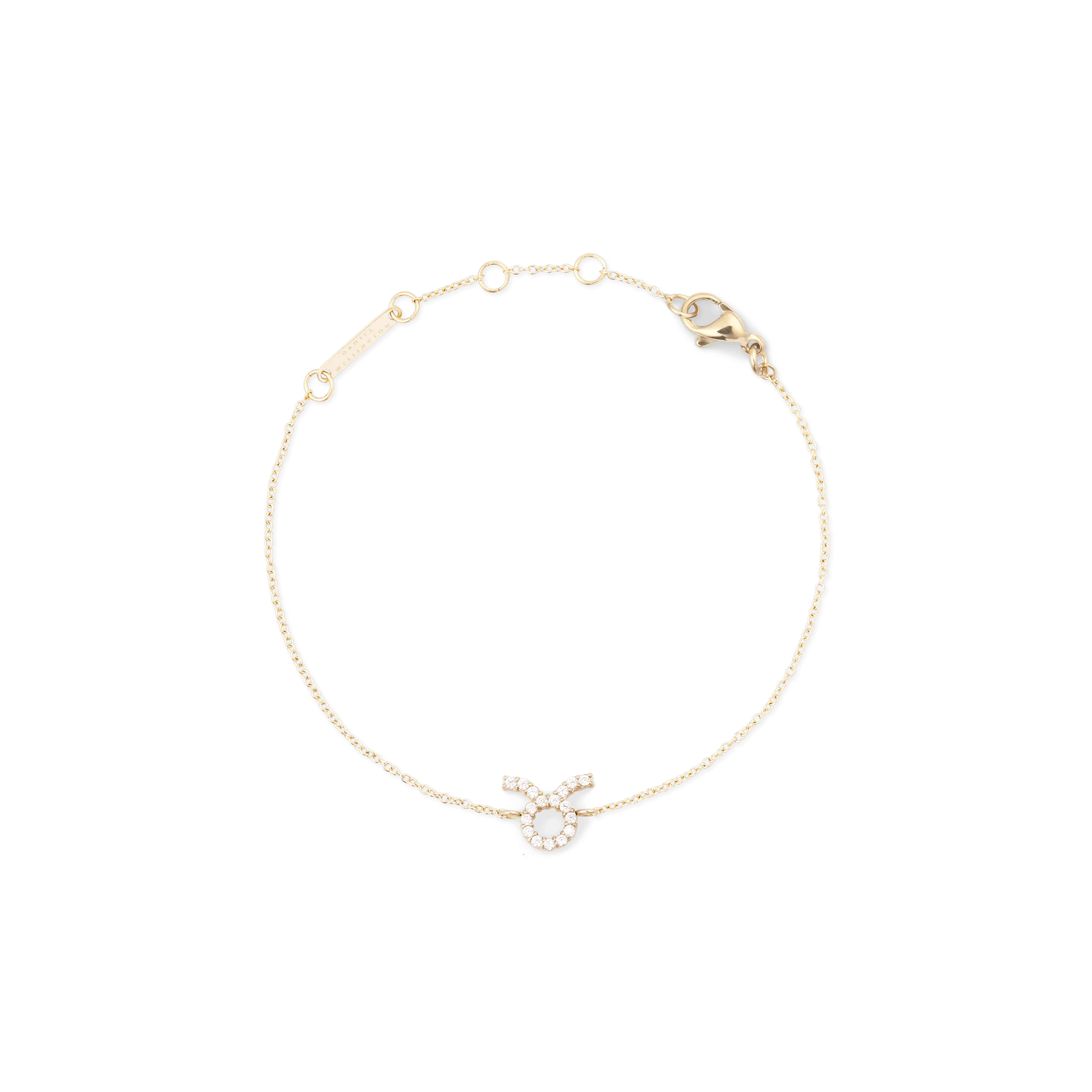 Crystal Zodiac Chain Bracelet Gold Daniel Wellington