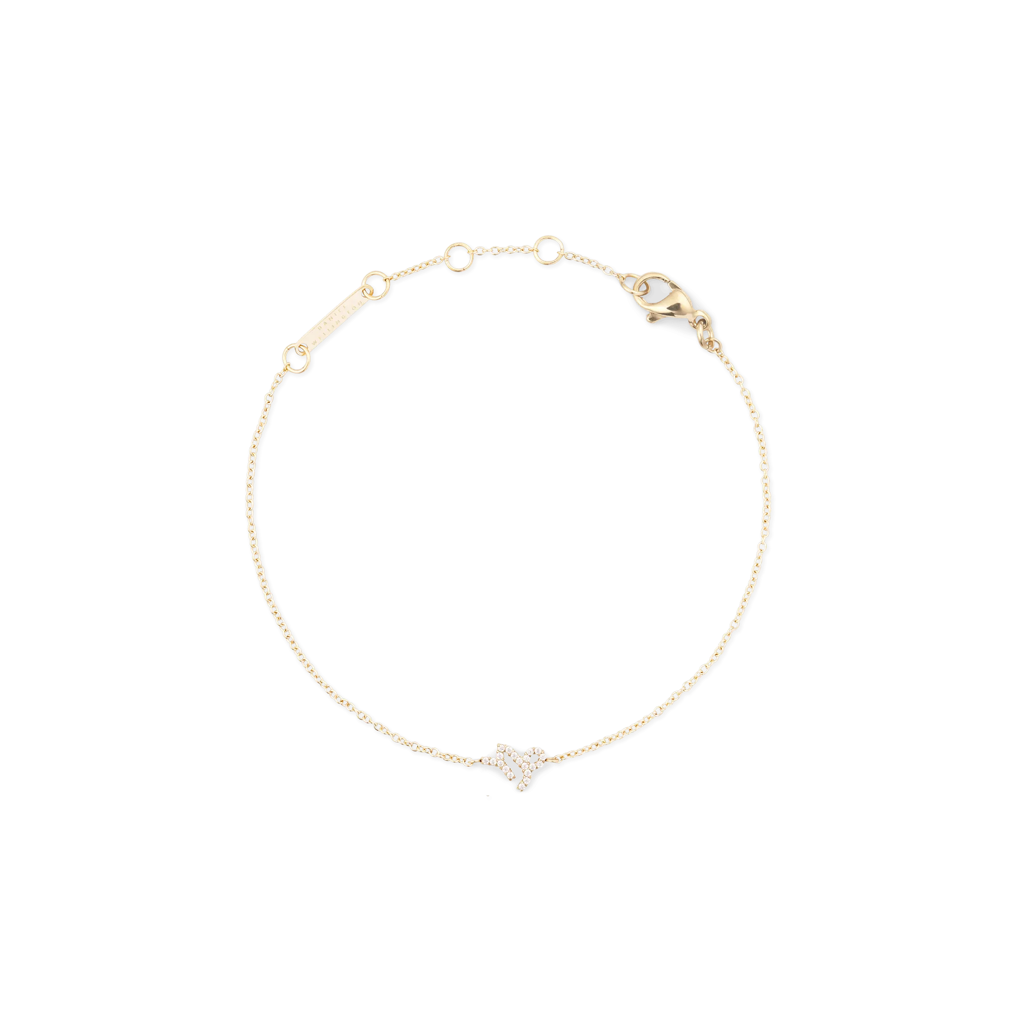 Crystal Zodiac Chain Bracelet Gold Daniel Wellington