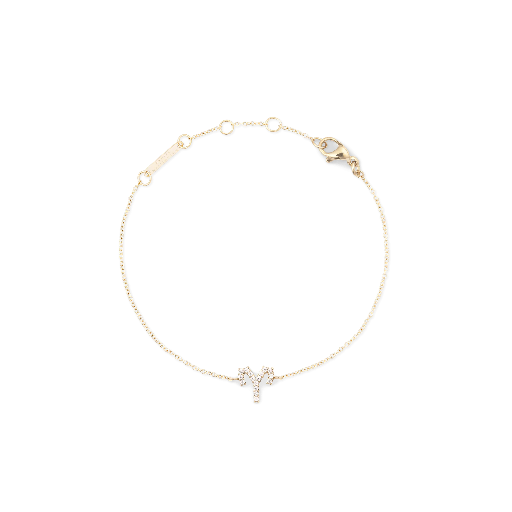 Crystal Zodiac Chain Bracelet Gold Daniel Wellington