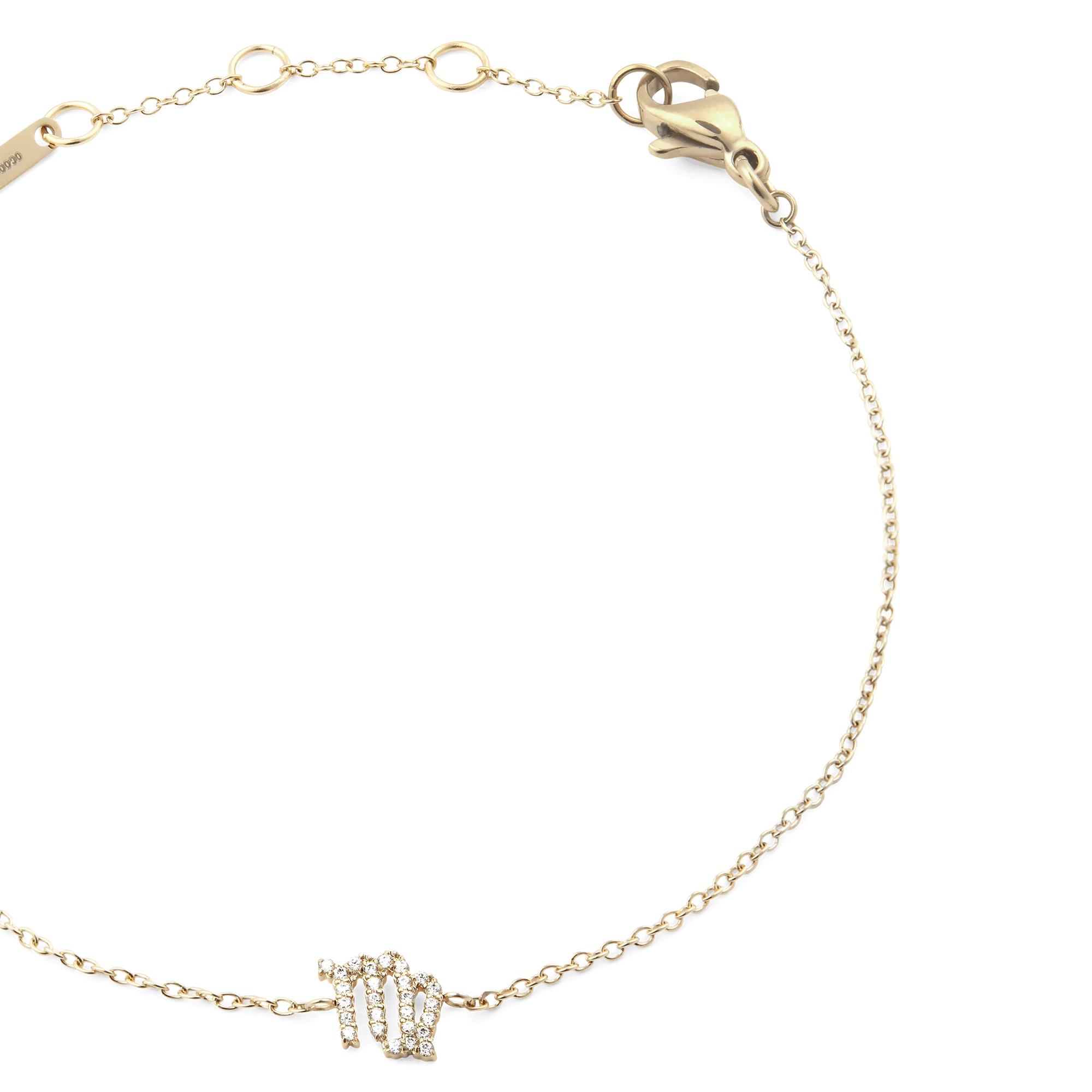 Crystal Zodiac Chain Bracelet Gold Daniel Wellington