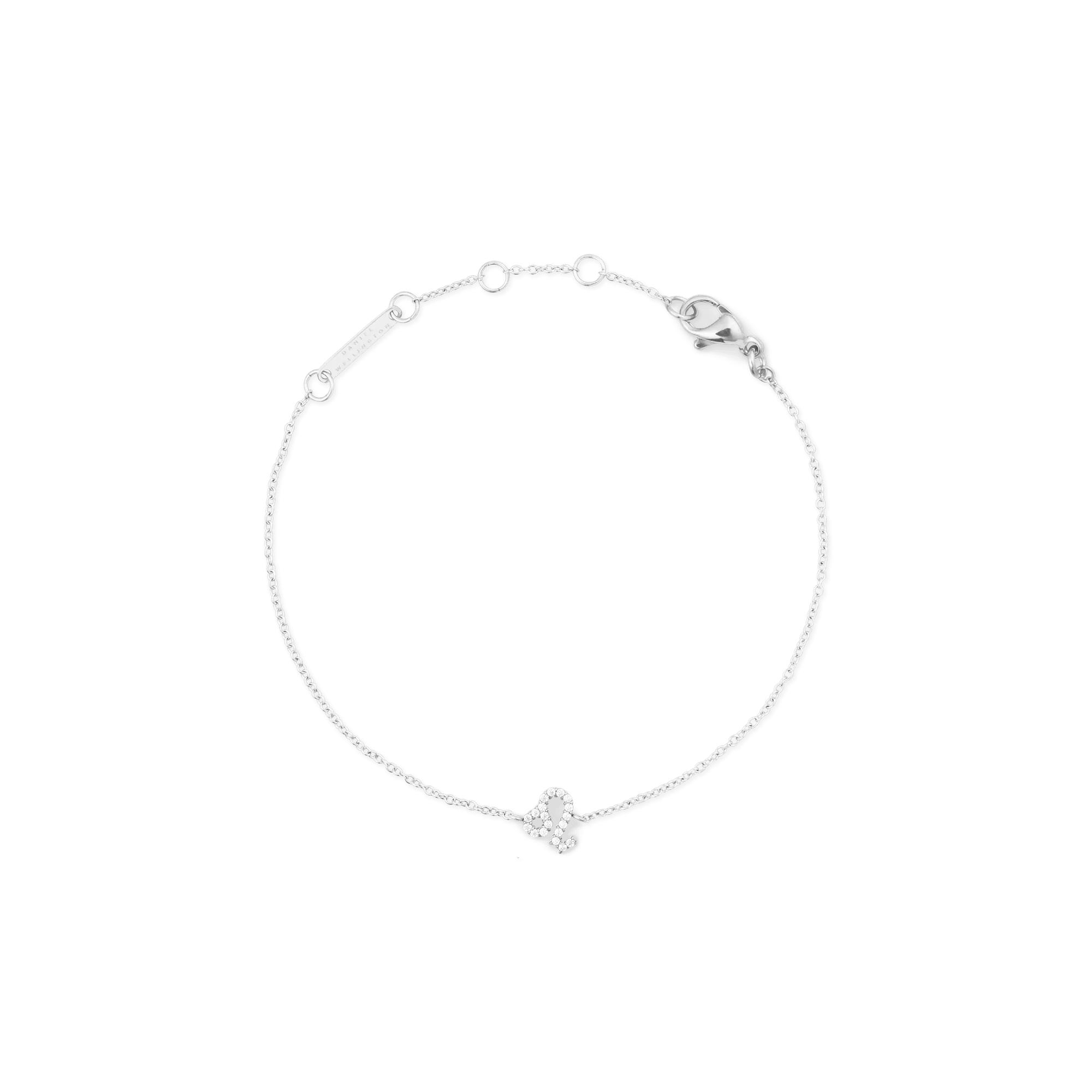 Crystal Zodiac Chain Bracelet Silver Daniel Wellington