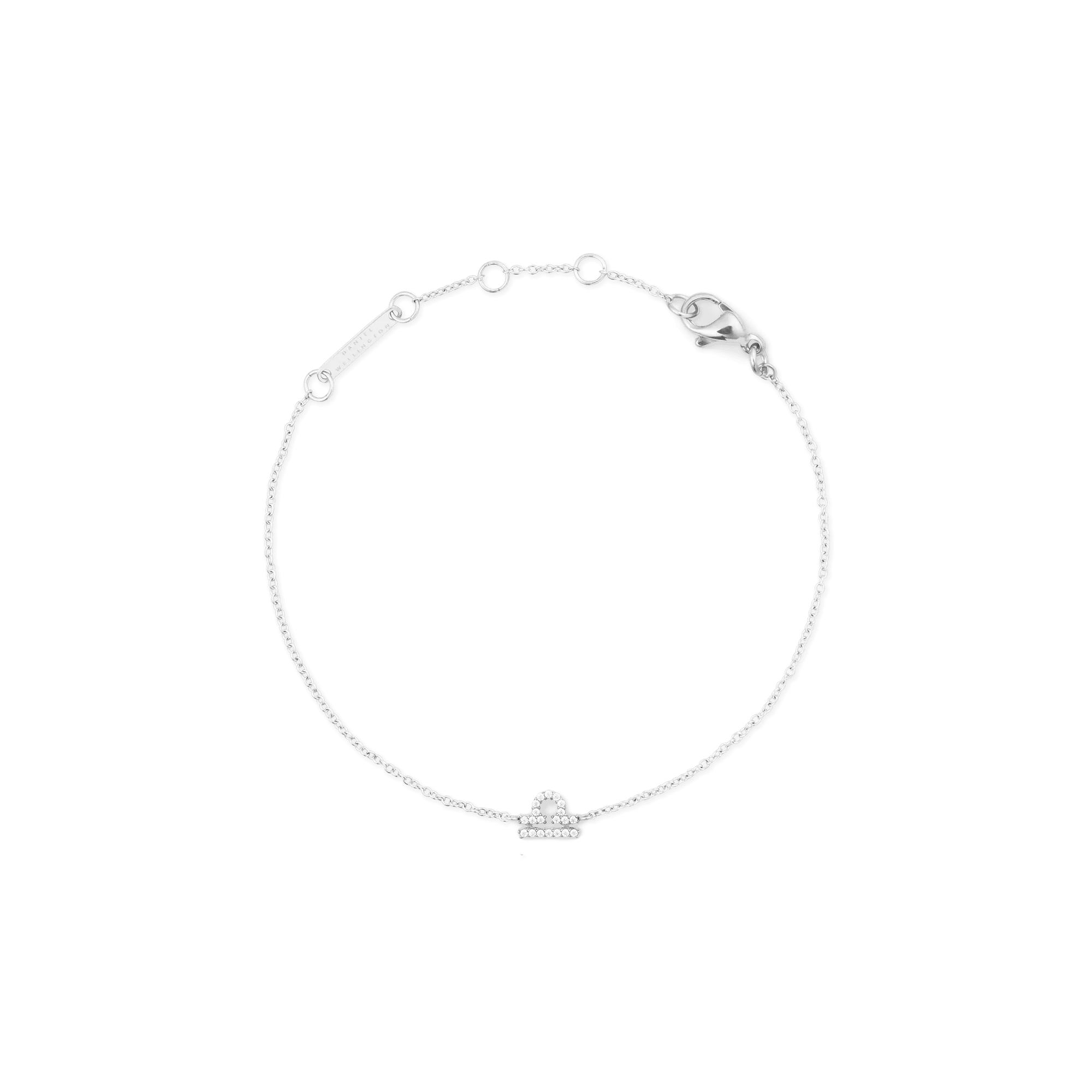 Crystal Zodiac Chain Bracelet Silver Daniel Wellington
