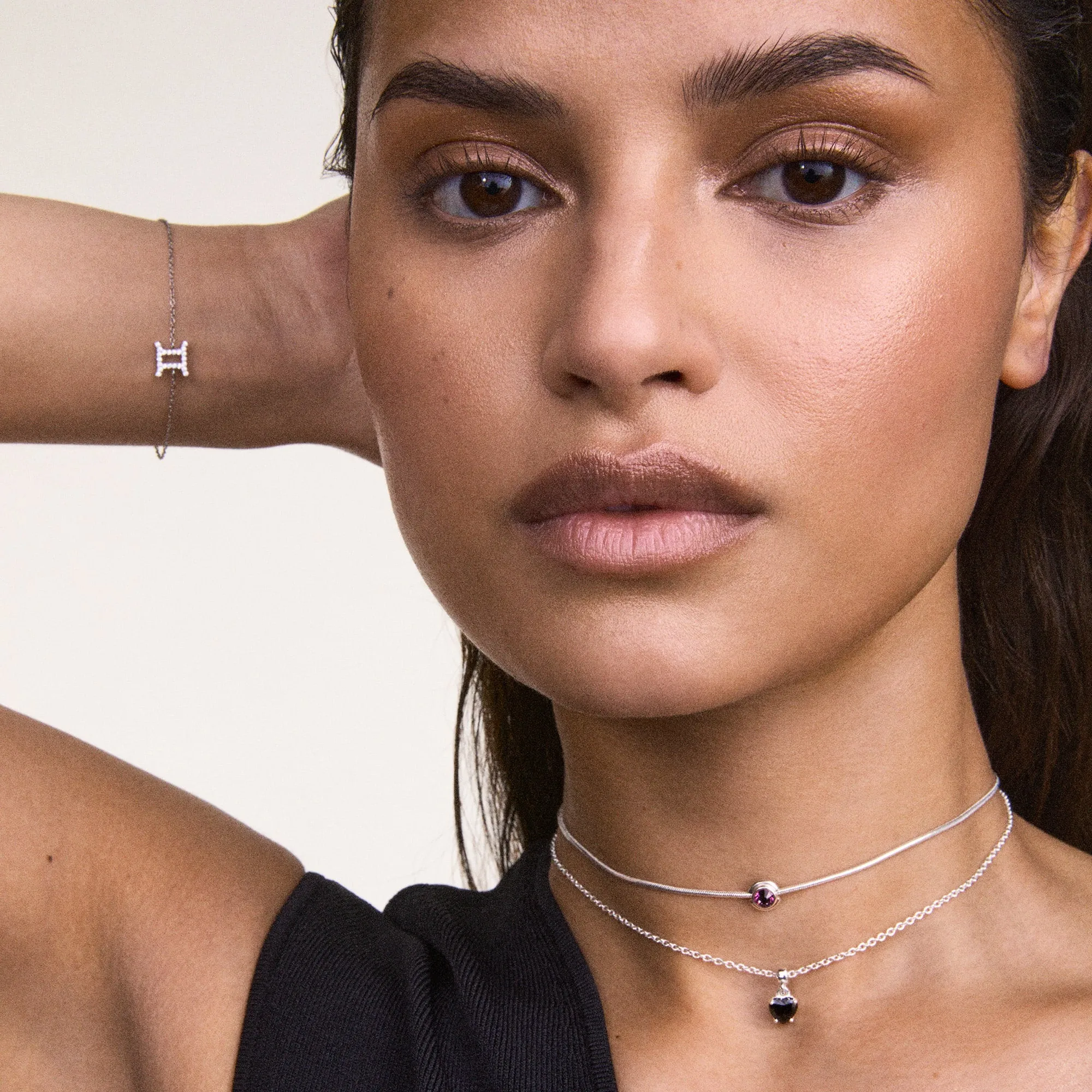 Crystal Zodiac Chain Bracelet Silver Daniel Wellington