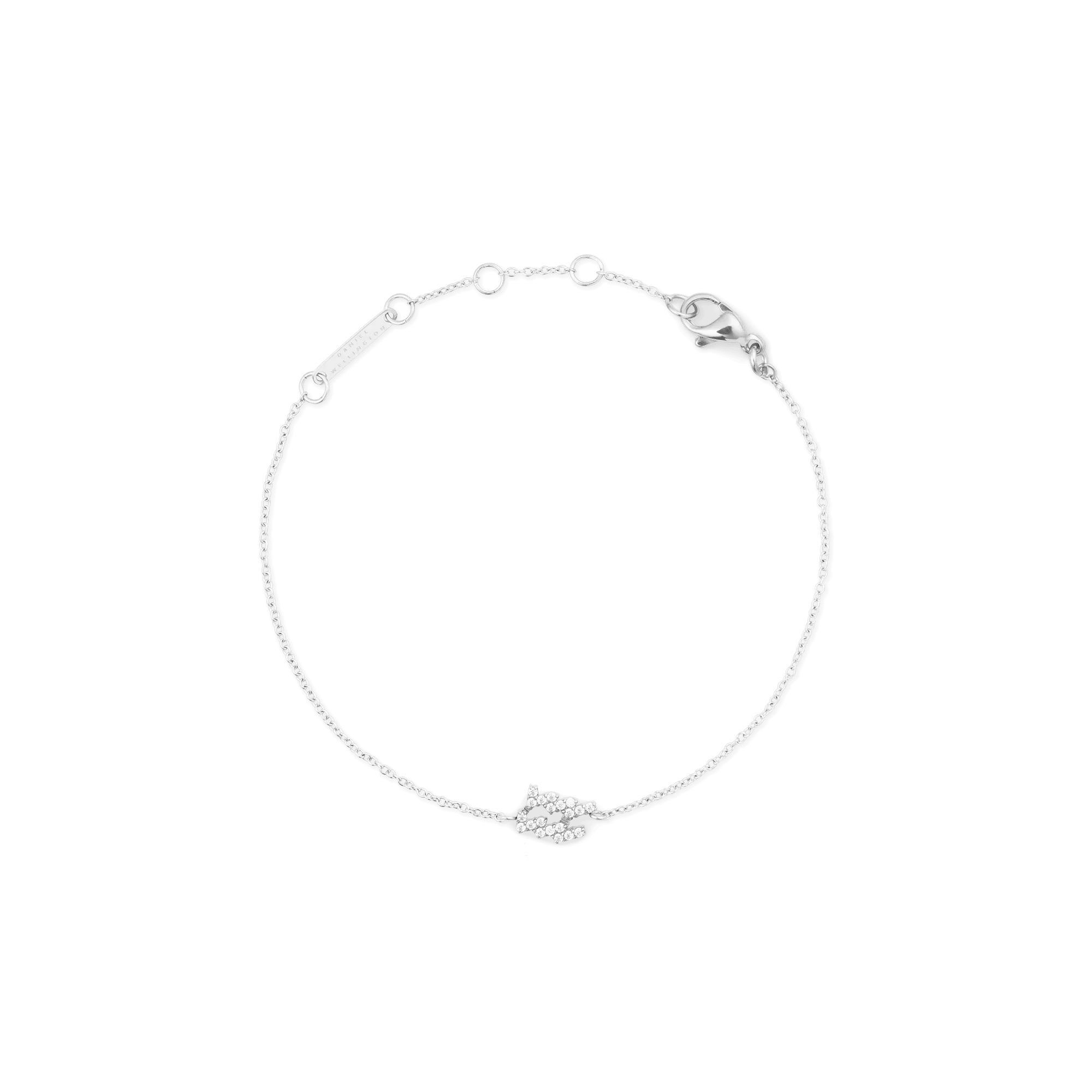Crystal Zodiac Chain Bracelet Silver Daniel Wellington