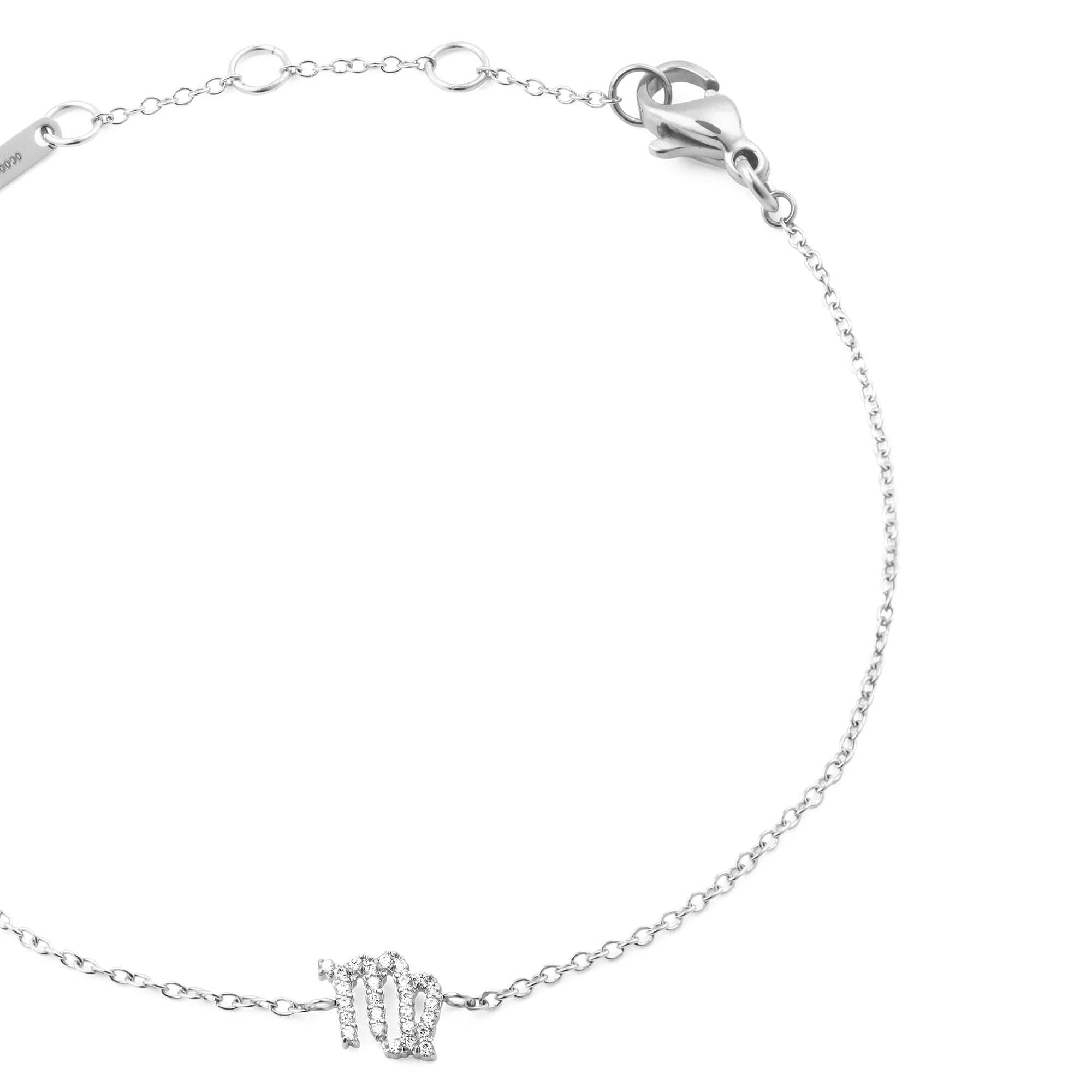 Crystal Zodiac Chain Bracelet Silver Daniel Wellington