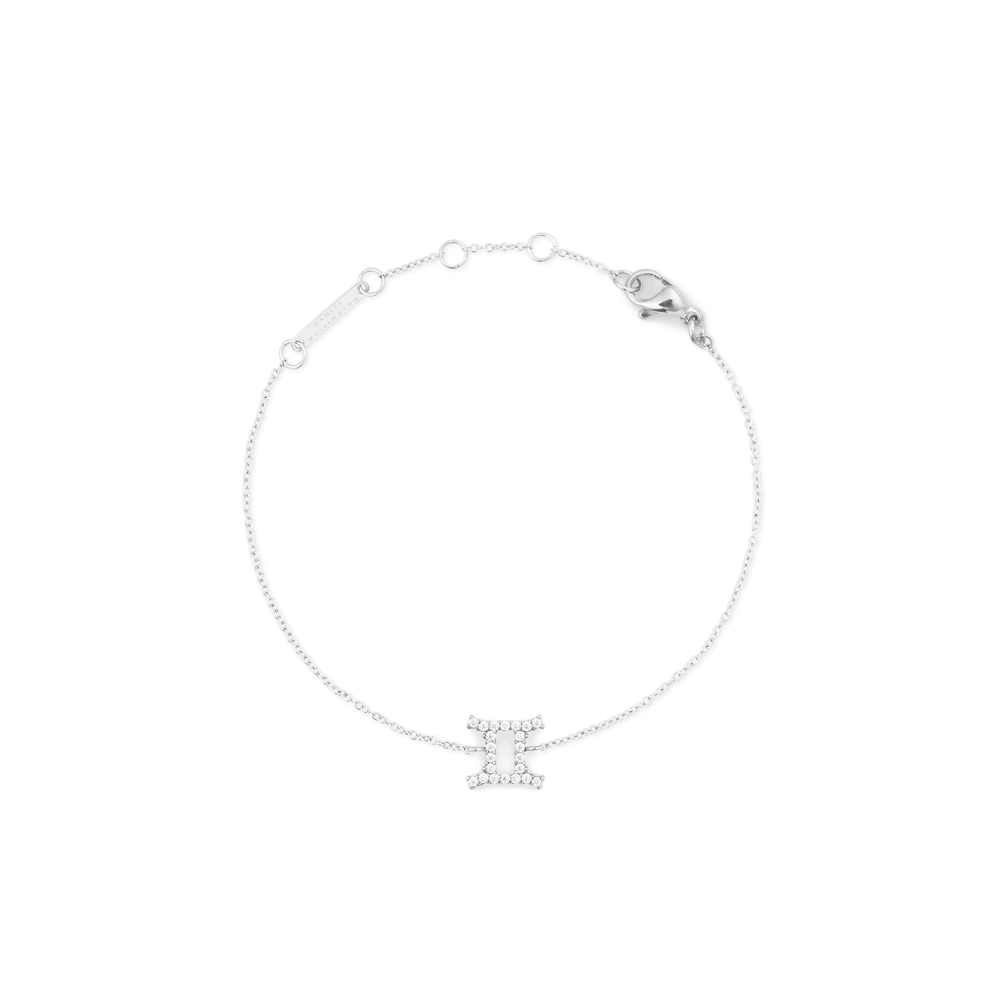 Crystal Zodiac Chain Bracelet Silver Daniel Wellington