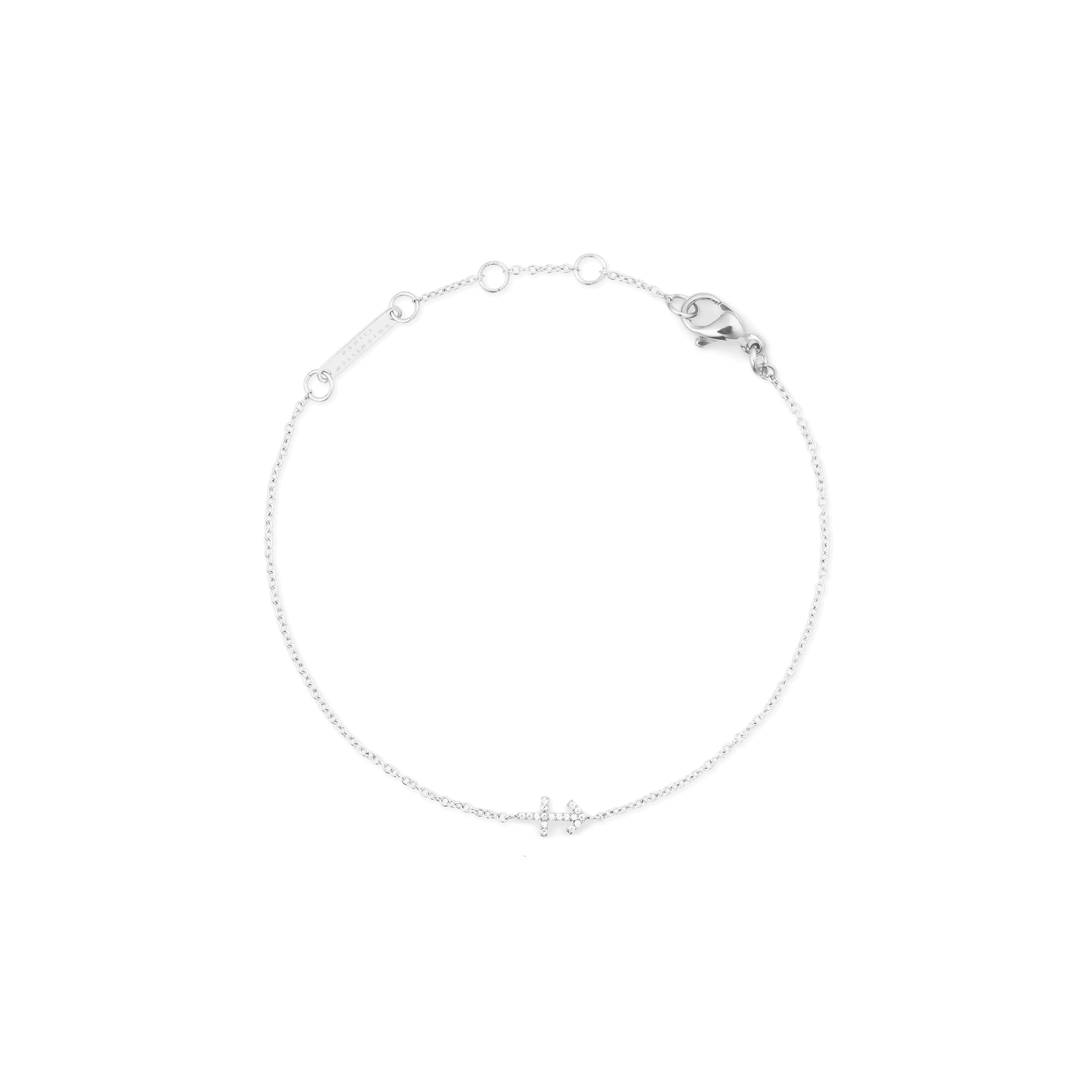 Crystal Zodiac Chain Bracelet Silver Daniel Wellington