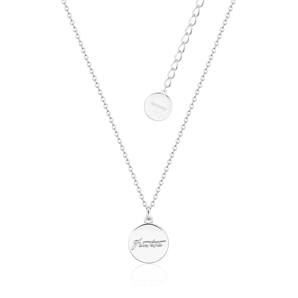 Disney Fantasia Sorcerer's Mickey Reversible Medallion Pendant on 45 7cm Chain Shiels
