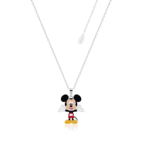 Disney Stainless Steel Mickey Pendant On Chain Shiels