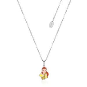 Disney Stainly Steel Beauty And The Beast Princess Belle Pendant On 40 7cm Chain Shiels