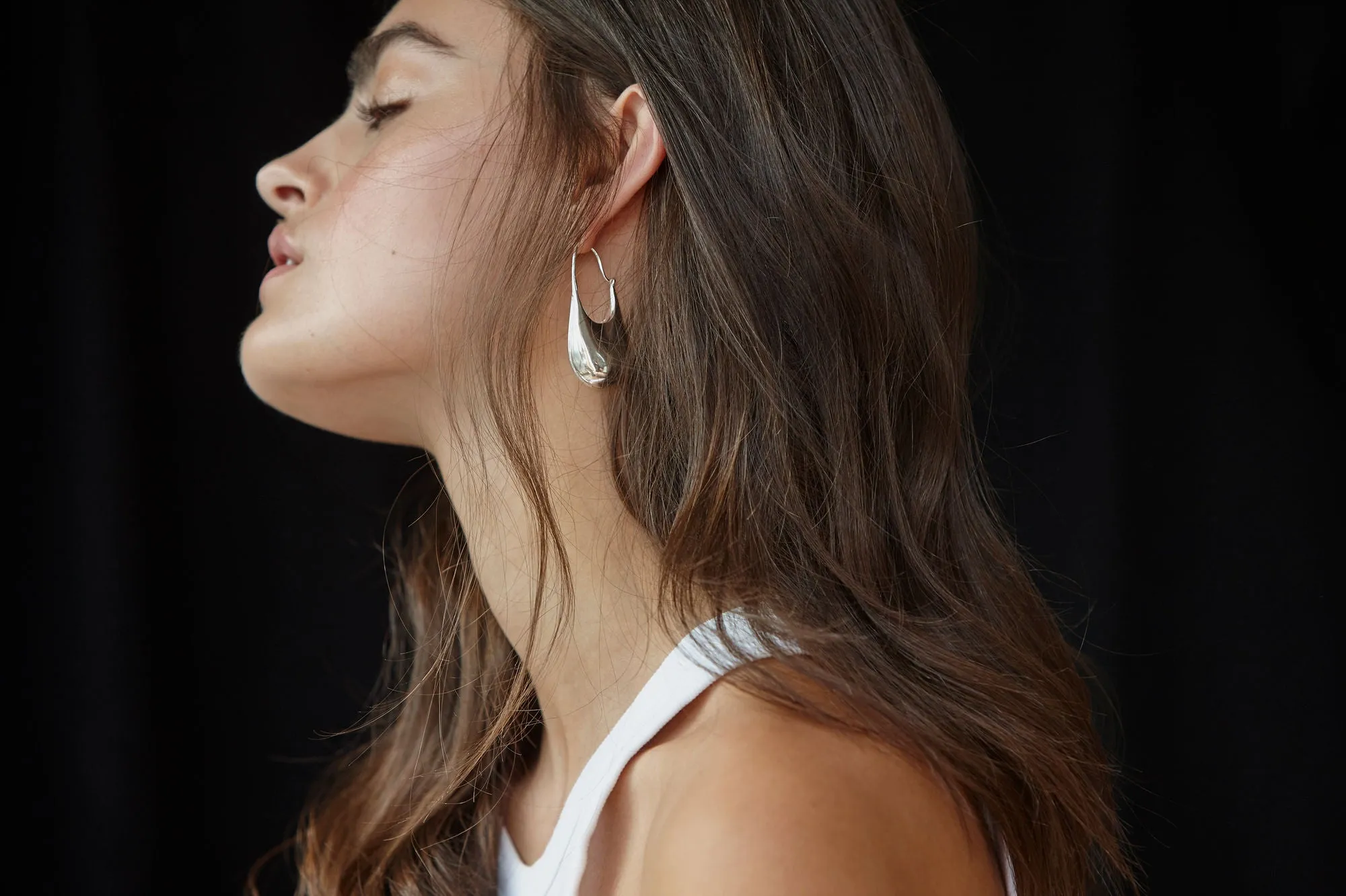 Doric Silver Earring