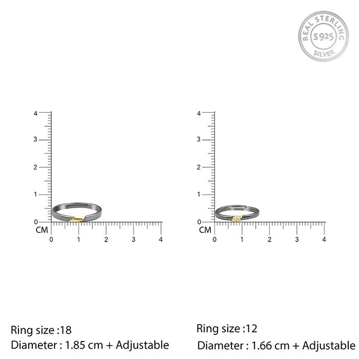 Dual Tone Forever 1 Couple Band Giva