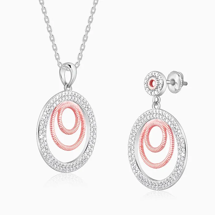Dual Tone Luna Halo Set Giva