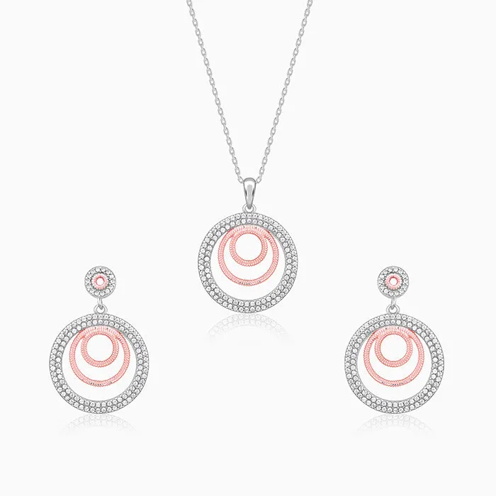Dual Tone Luna Halo Set Giva
