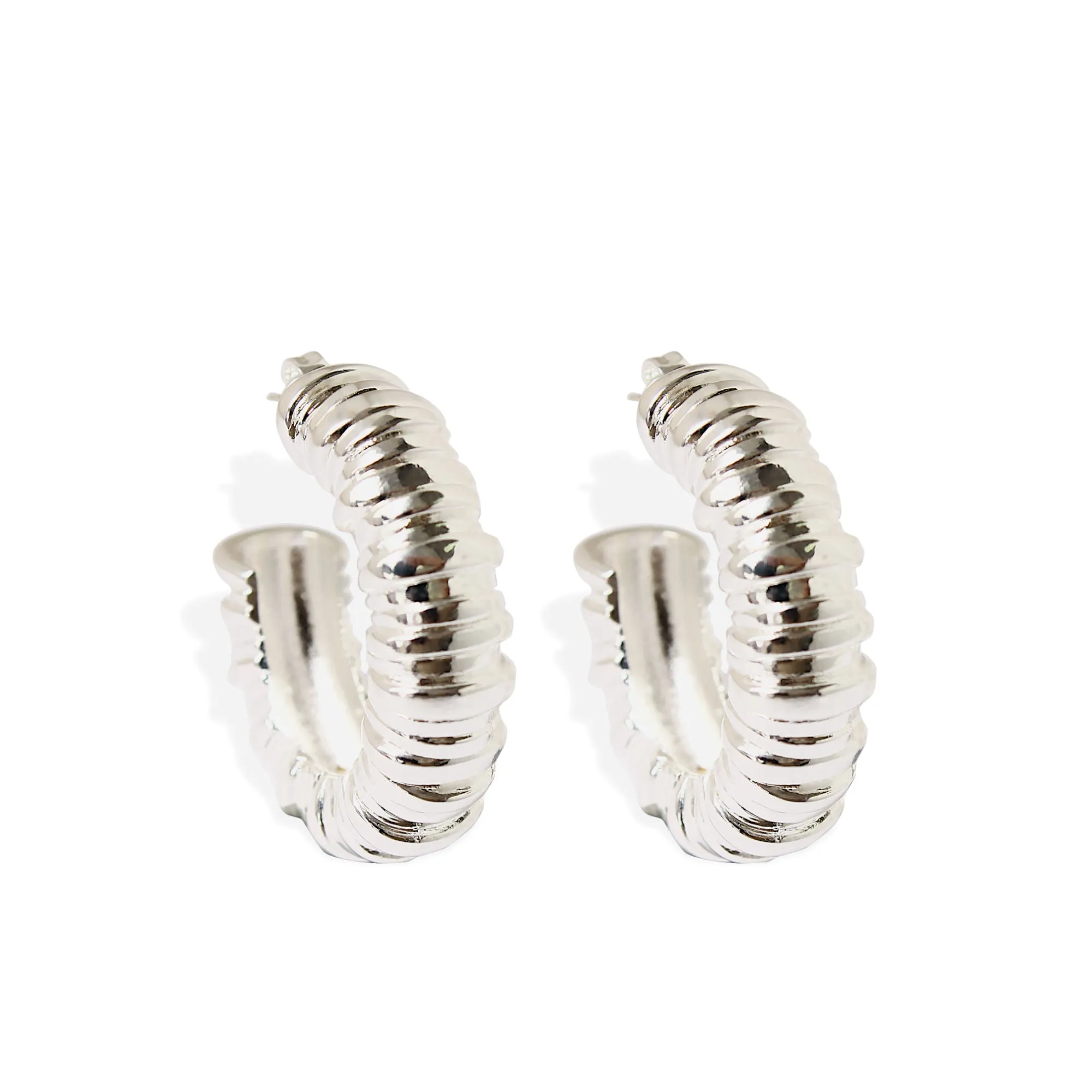 Easton Silver Hoops