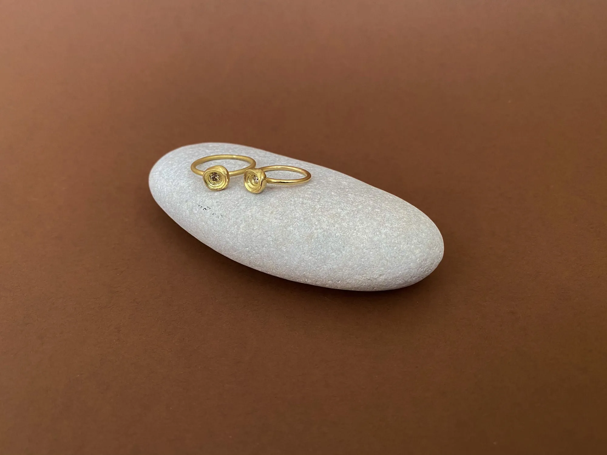 Ecargot Ring w. diamond