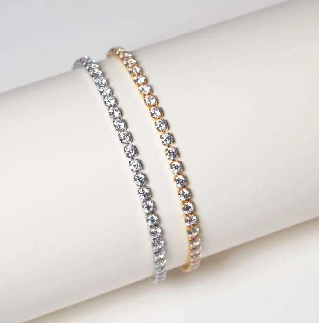 Ellera Grande Silver Bracelet w. Zirconias