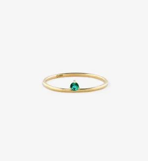 Floating Emerald Ring 0.05