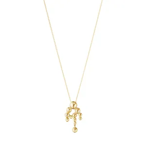 Georg Jensen Moonlight Grapes 18ct Yellow Gold Diamond Chandelier Pendant