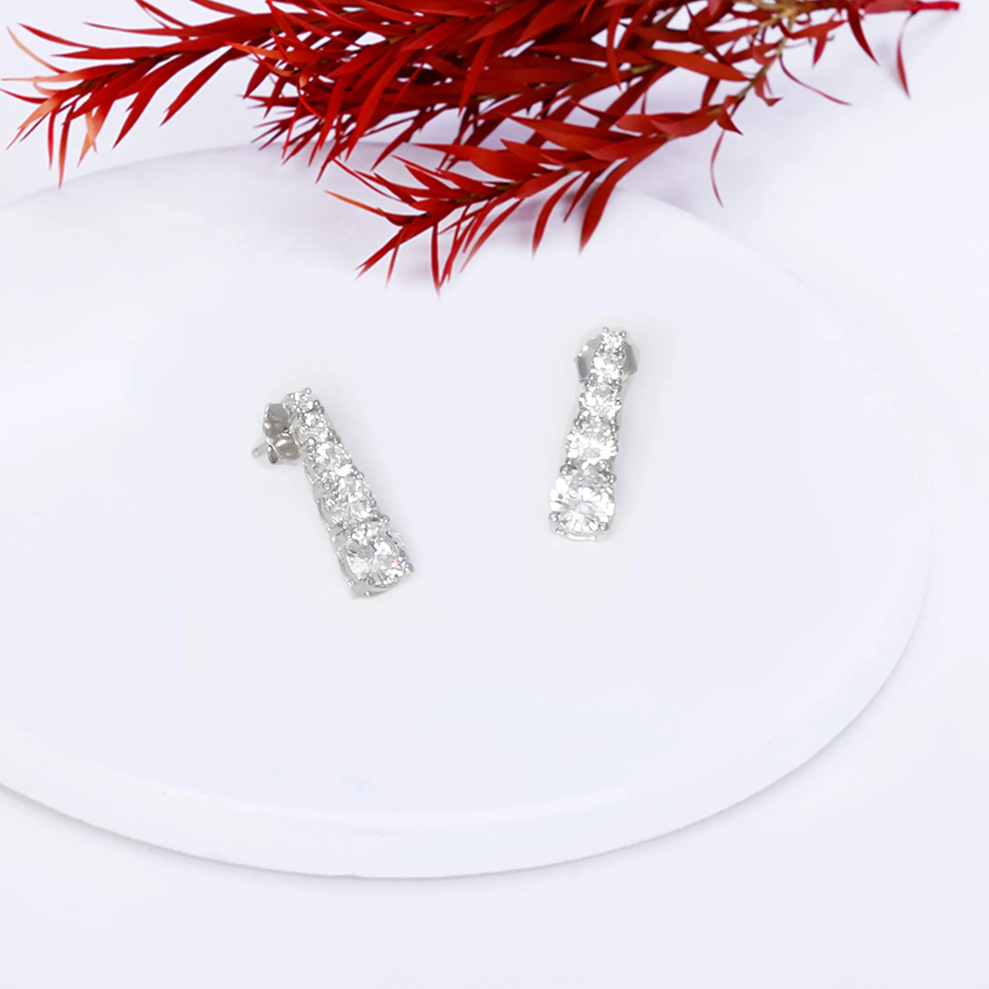 GIVA Signature Solitaire Earrings Giva