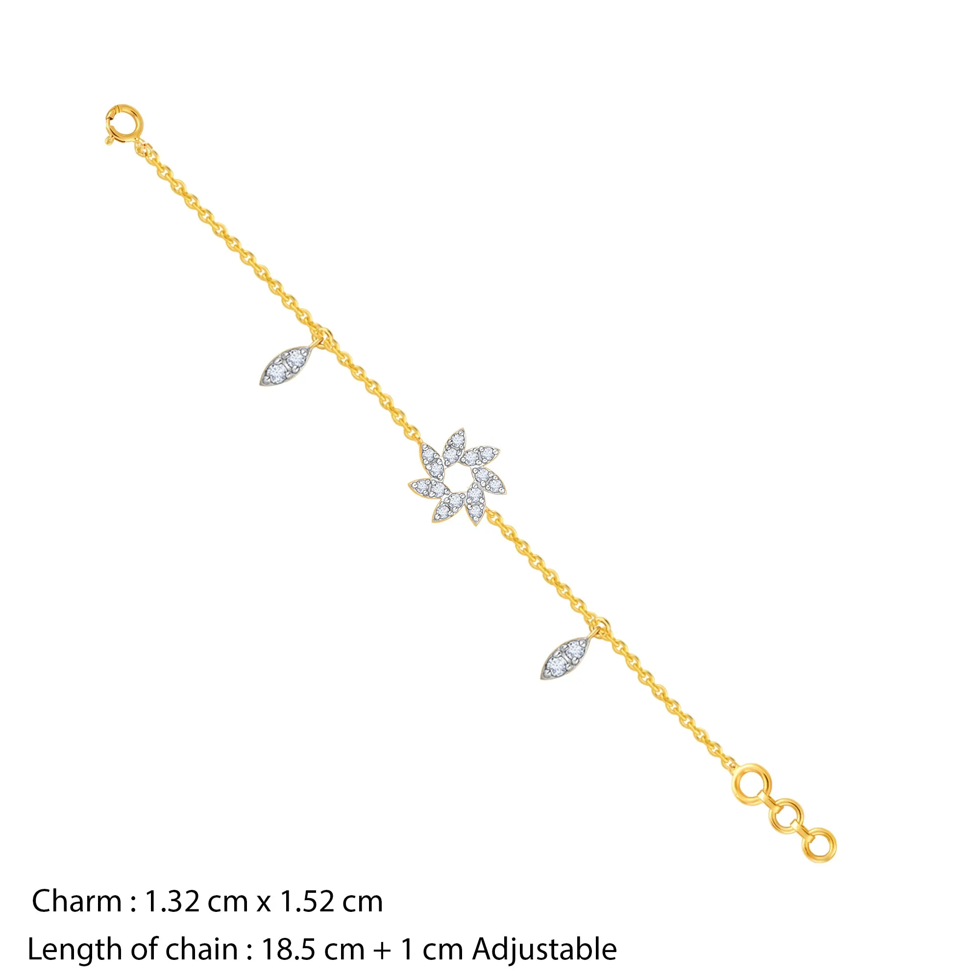 Gold Belezza Diamond Bracelet Giva