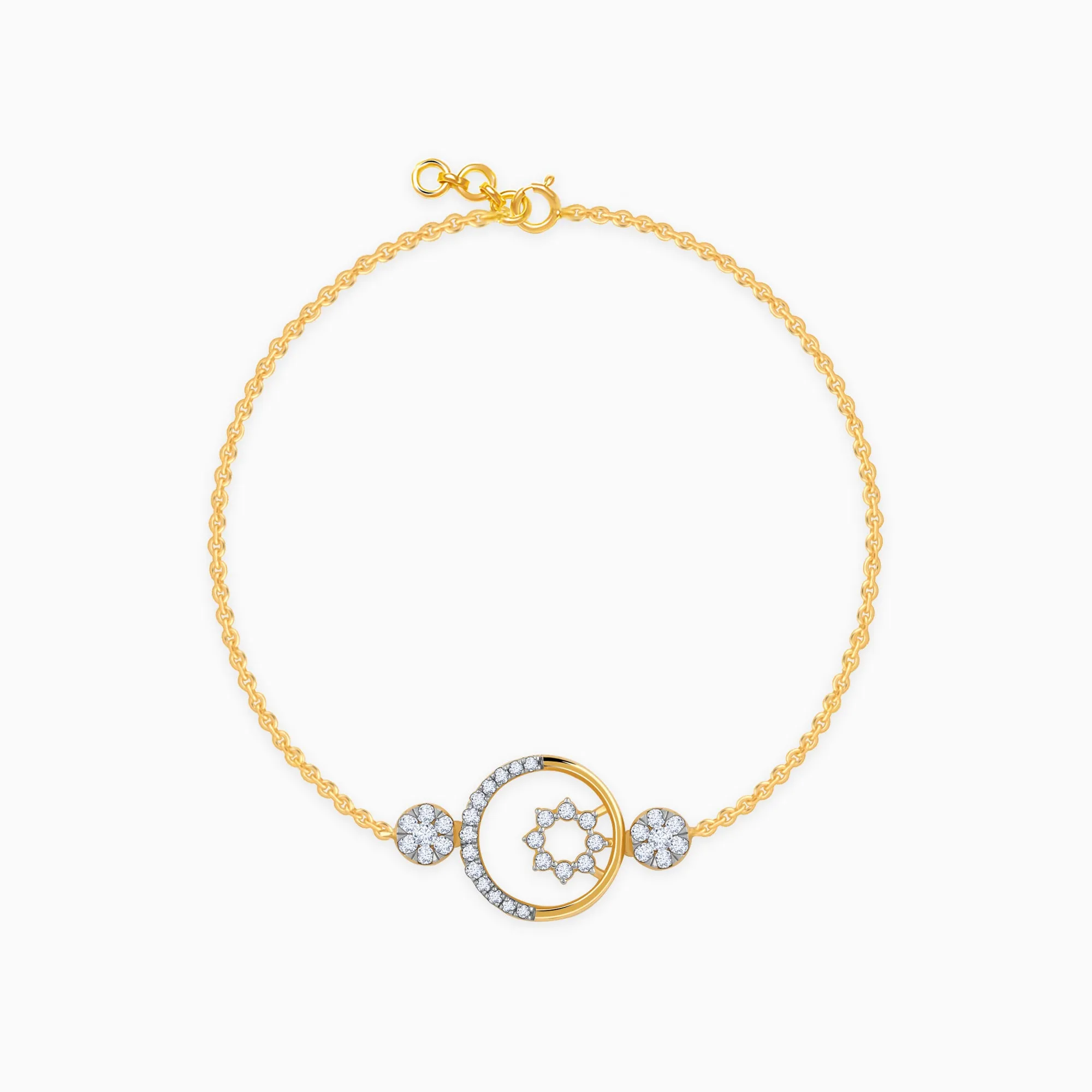 Gold Circular Magic Diamond Bracelet Giva