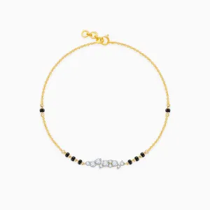 Gold Divya Diamond Mangalsutra Bracelet Giva