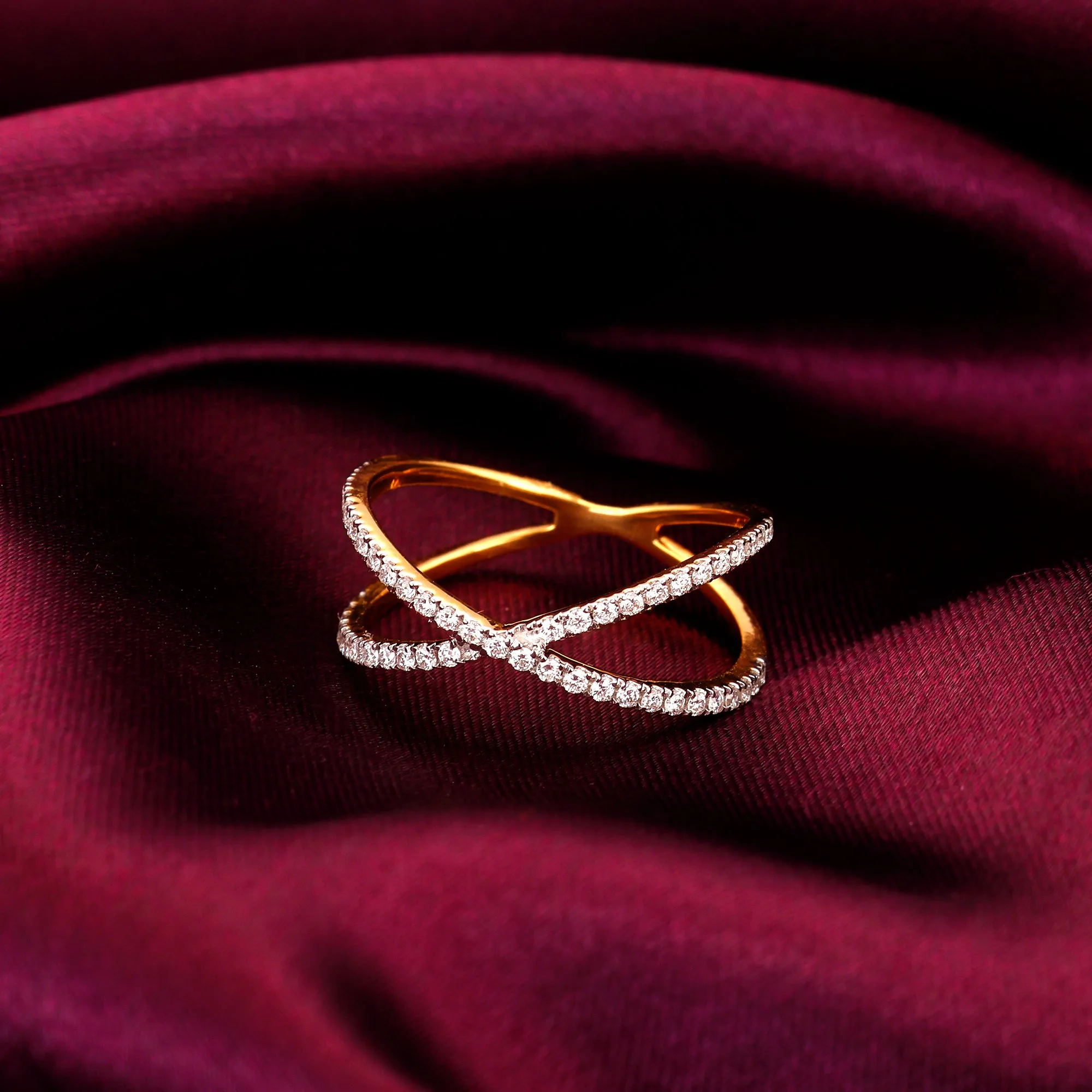 Gold Entwined Journeys Diamond Ring Giva