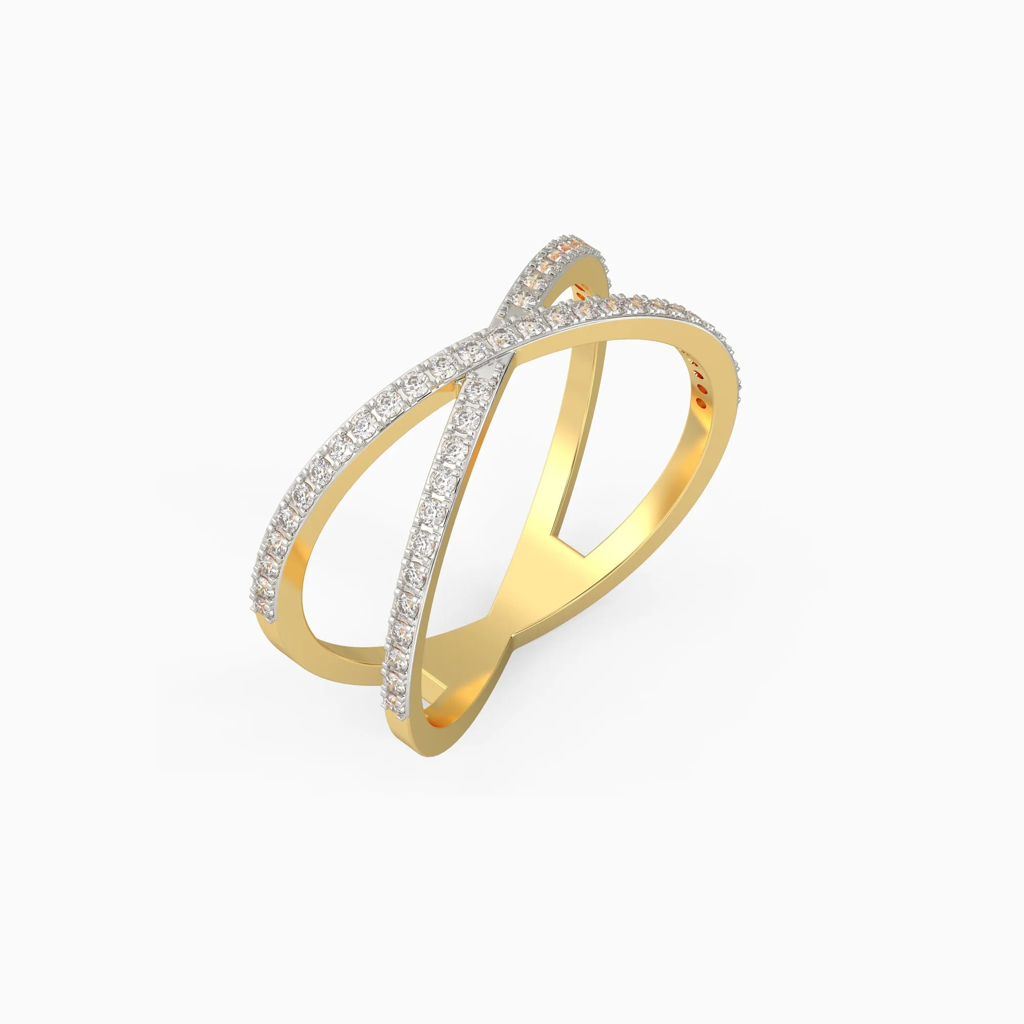 Gold Entwined Journeys Diamond Ring Giva