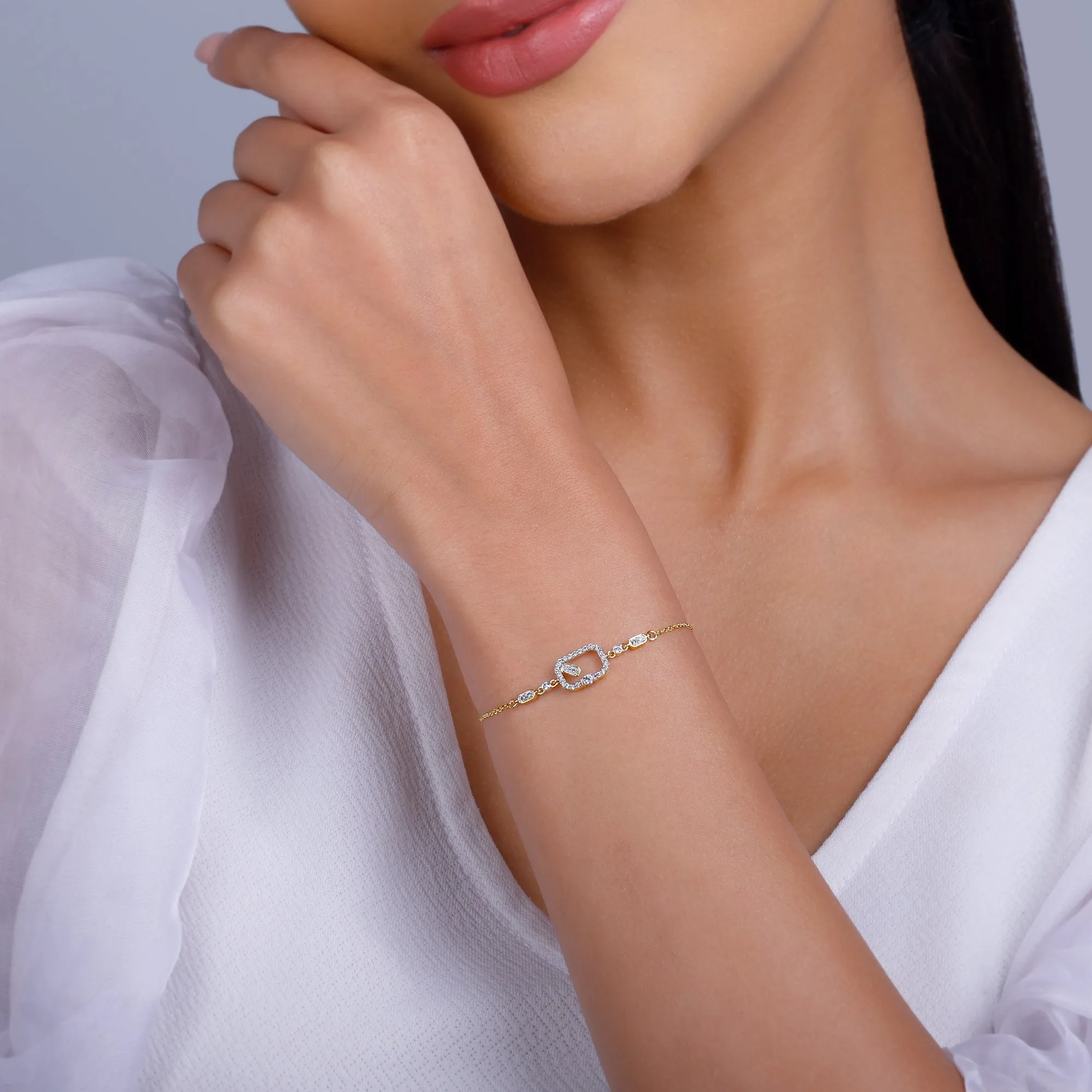 Gold Phaos Diamond Bracelet Giva