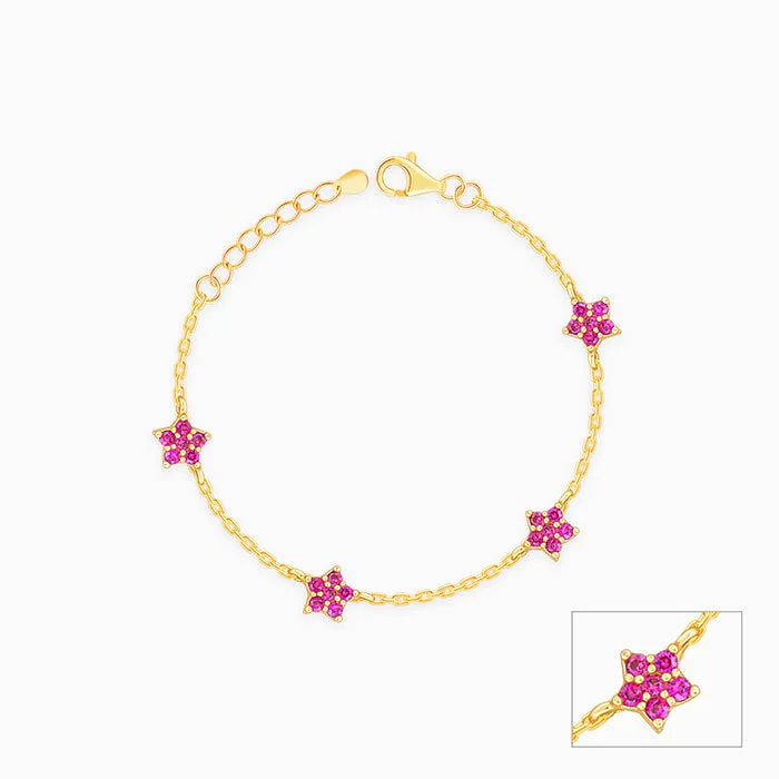 Golden Adorable Star Kids Anklet (1-5 years) Giva