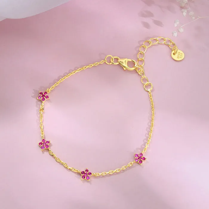 Golden Adorable Star Kids Anklet (1-5 years) Giva