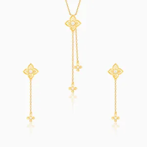 Golden Artsy Floral Set Giva