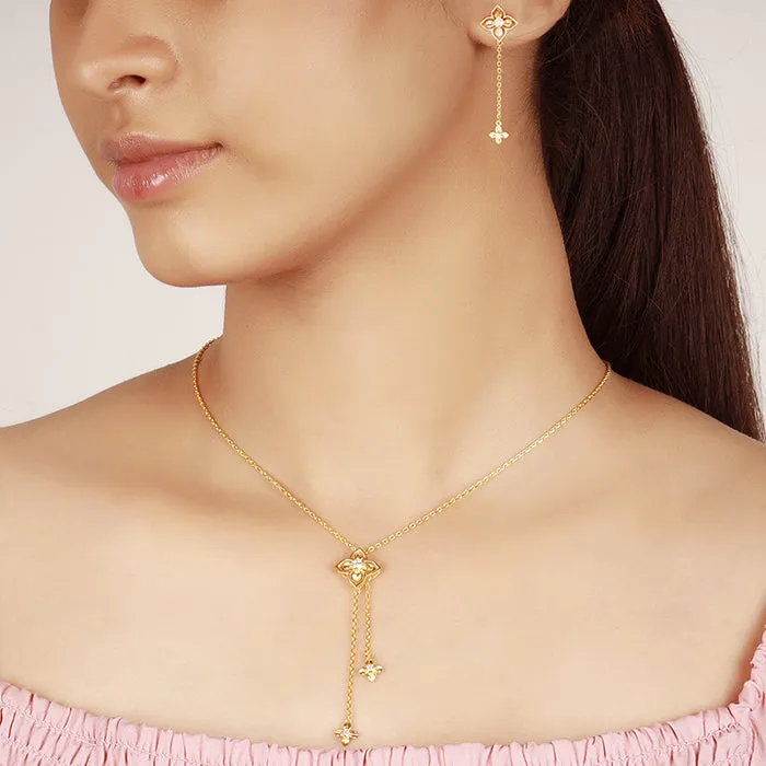 Golden Artsy Floral Set Giva