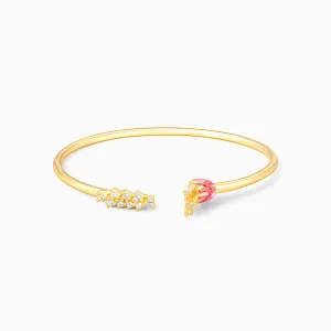 Golden Brahma Kamal Bud Bracelet Giva
